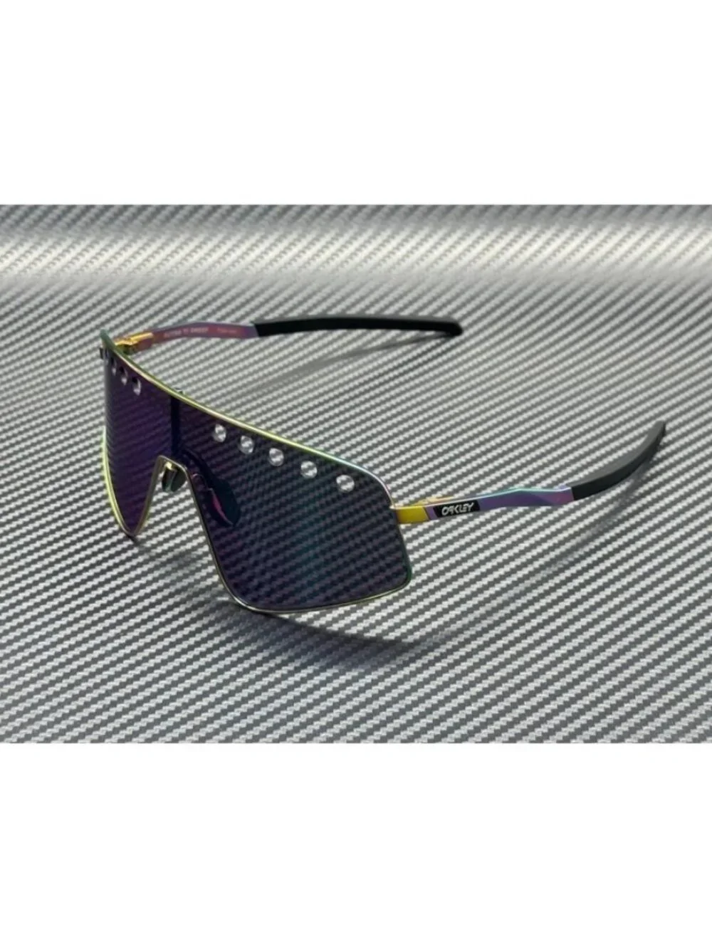 New Oakley Men Polished Oil Slink Sunglasses 60-21-141